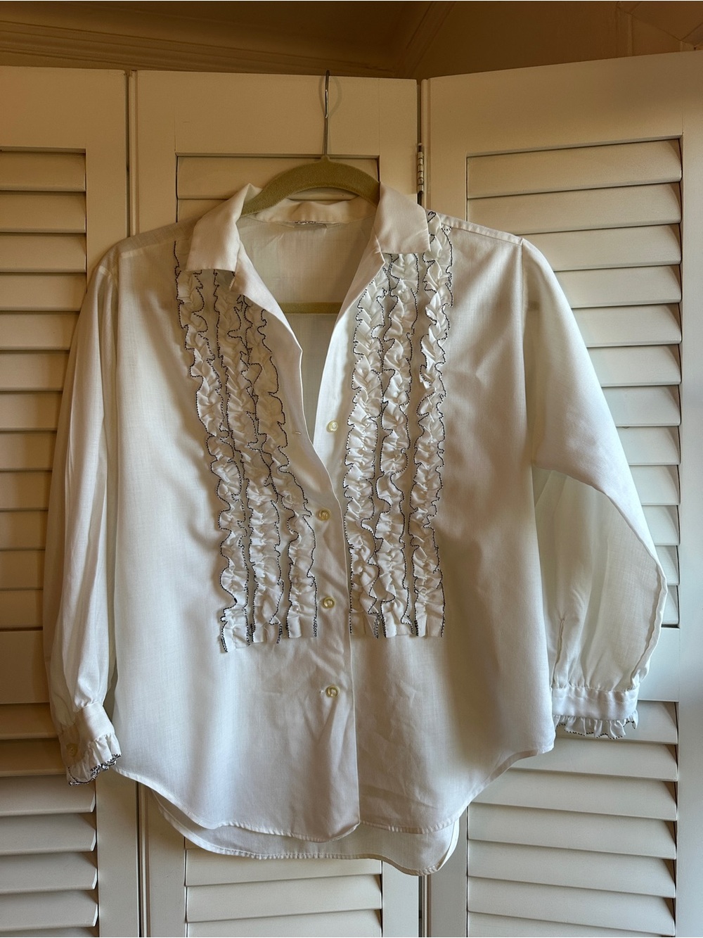 Vintage Lady Manhattan Tuxedo Shirt